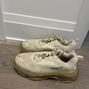 Balenciaga Beige Chunky Sneakers